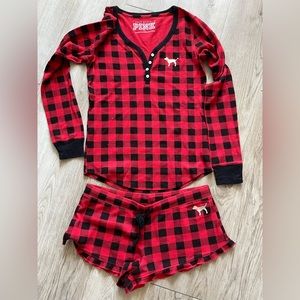 VS PINK Christmas PJ ‘s M/L *read description